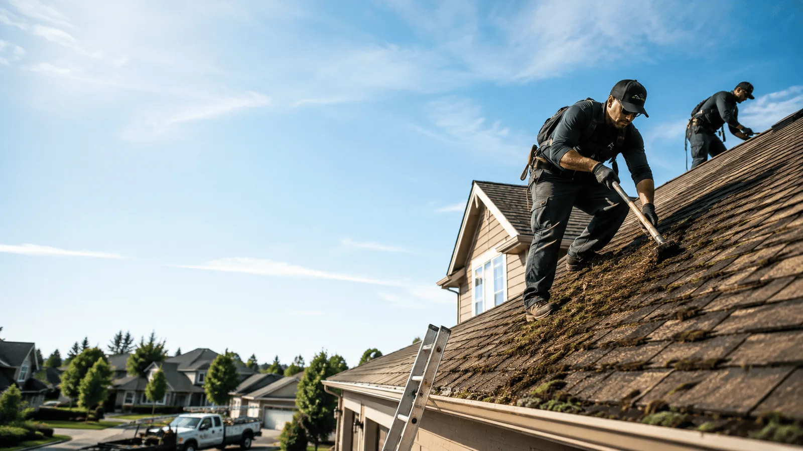 Roof Moss Removal in Mashpee, MA near me